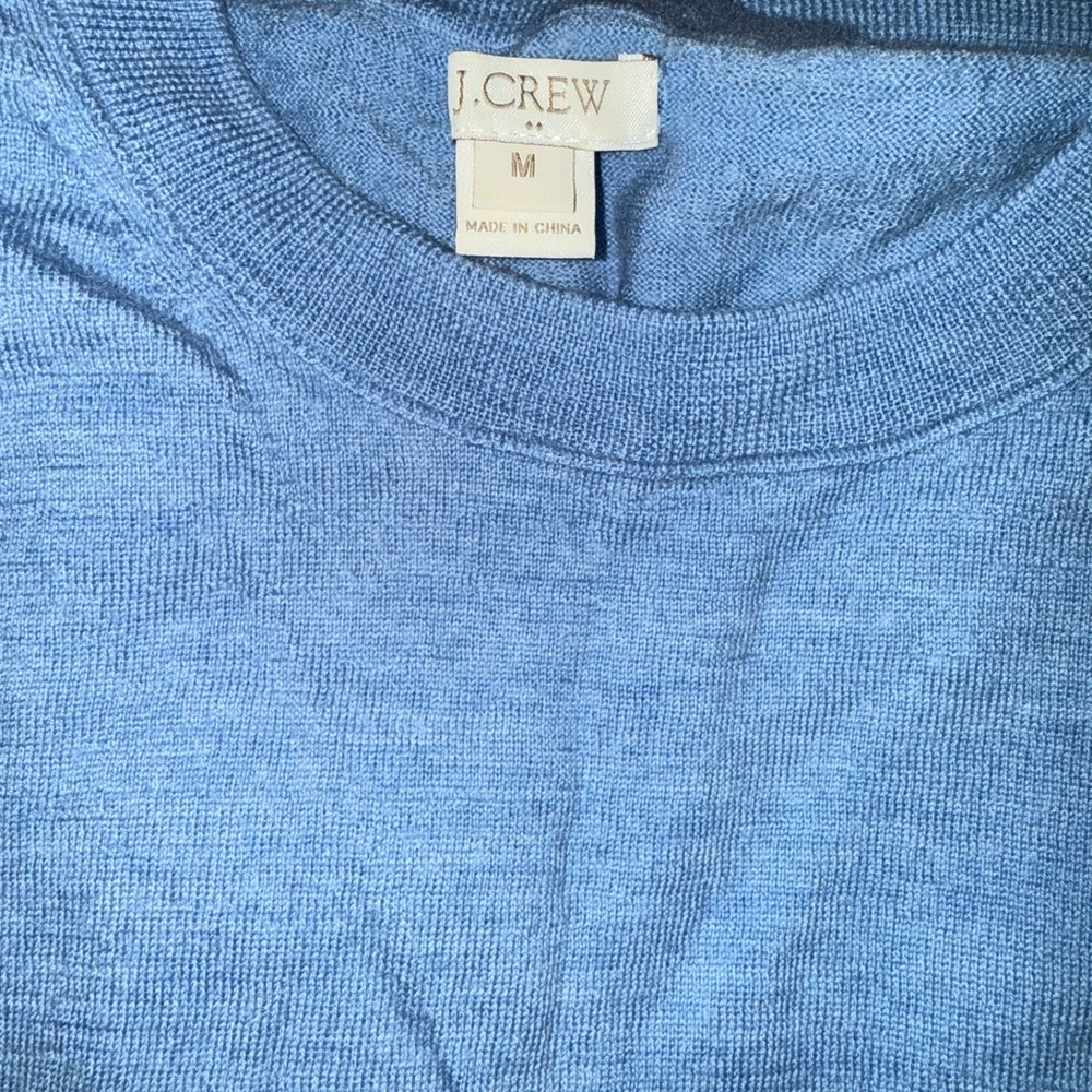 J.Crew Leopard, Blue, and Pink Sweater Bundle - Picture 3 of 4